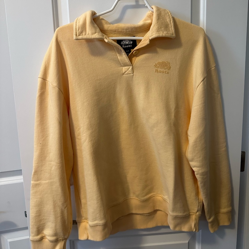 Roots Cooper Oversized Polo in Apricot